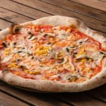 Pizza Cotto Funghi Mais