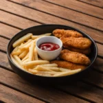 Csirke Nuggets Hasábburgonyával